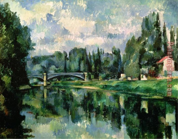 Paul Cezanne The Banks of The Marne at Creteil Circa 1888